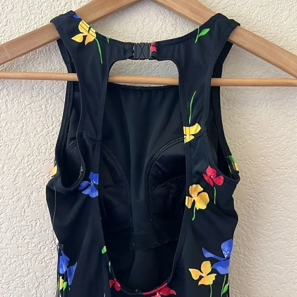 NWT Vintage DKNY Floral Swimsuit size 10 - Picture 4 of 8
